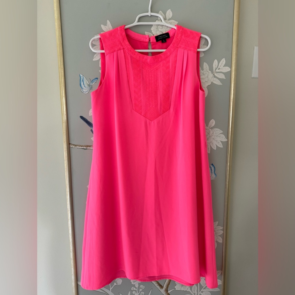 Tahari Sheath Dress with Embroidery